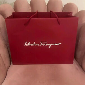 New Salvadore ferragamo large shopping bag for shoes new